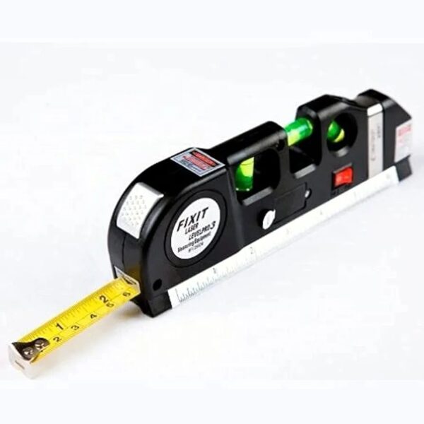 ميزان مياه و ليزر مع شريط ٣ متر laser-level