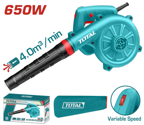 توتال تولز بلاور سرعات 650 وات + كيس غبار - TB6036