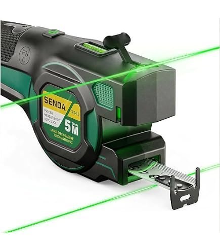 شريط قياس ليزر 3 في 1 (Laser Tape Measure).