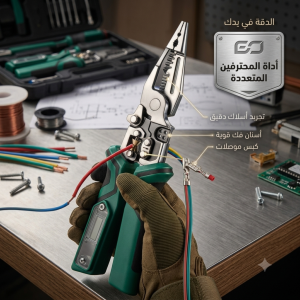 بنسة متعددة مزودة بشاشة ELECTRICIAN PLIERS